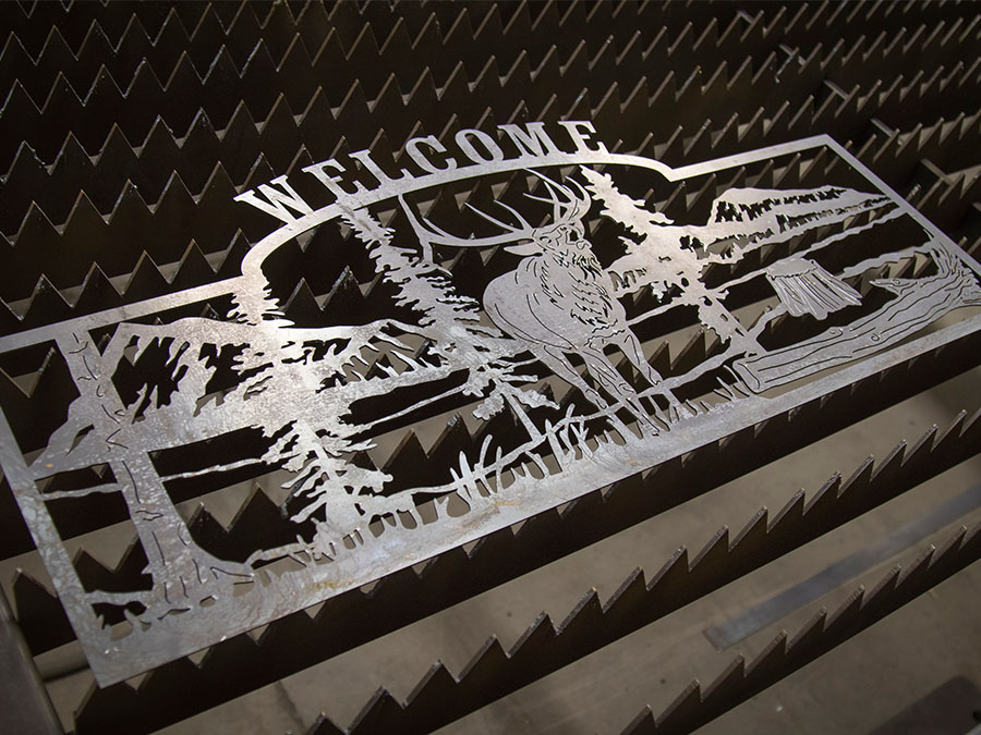 Welcome Elk Estate Sign