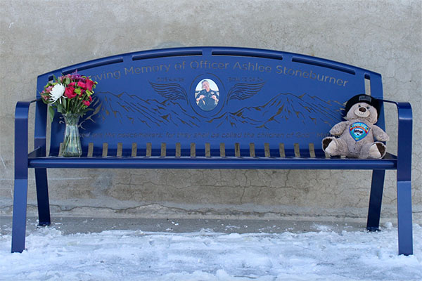 Ashlee Stoneburner Memorial Bench