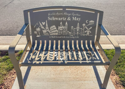 Custom Memorial Benches Schwartz