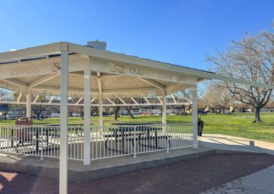 Durable Steel Hexagon Pavilions