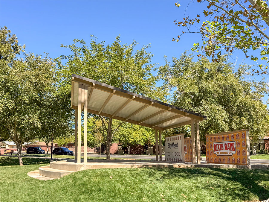 Custom Mono-Pitched Roof Pavilion