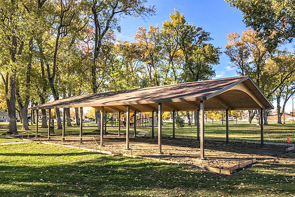 Wooden Park Pavilions