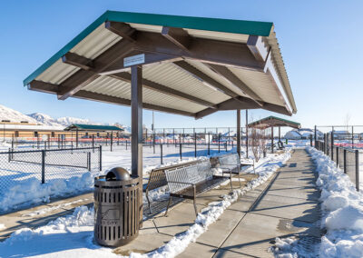 Gable Steel Single Column Pavilions