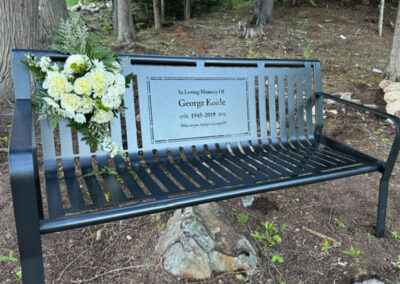 Idaho Memorial Benches On Trail