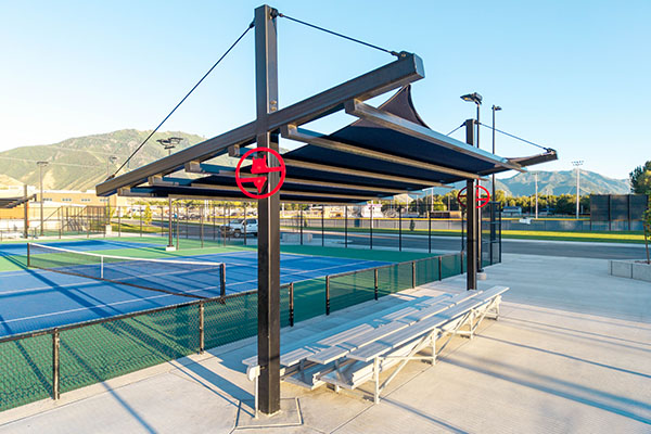 Springville High Utah Shade Sail