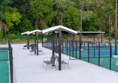 Steel Single-Post Gable Pavilions