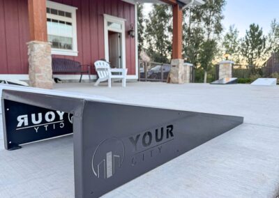 City Logo Cornhole Boards