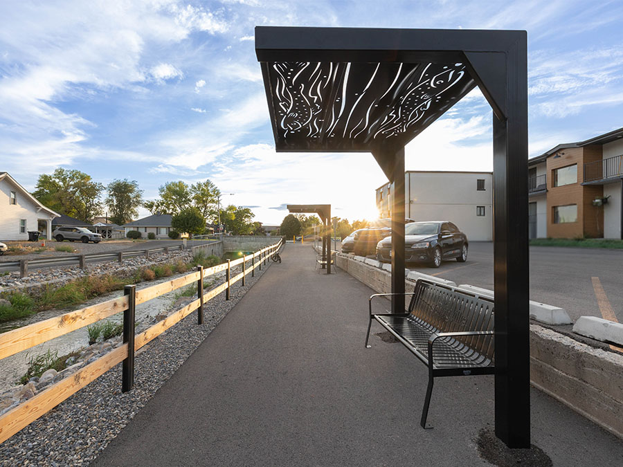 Springville Riverwalk Shadow Pavilions