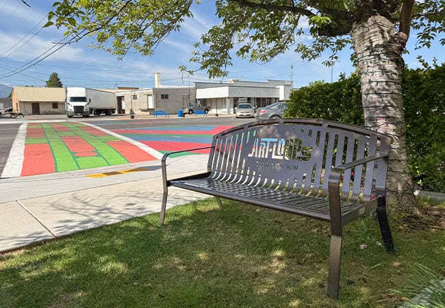 Springville City Utah Site Furniture Installations